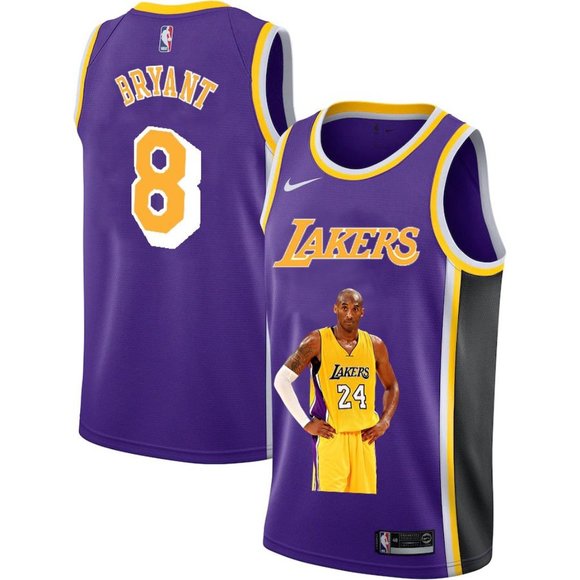 kobe bryant purple jersey
